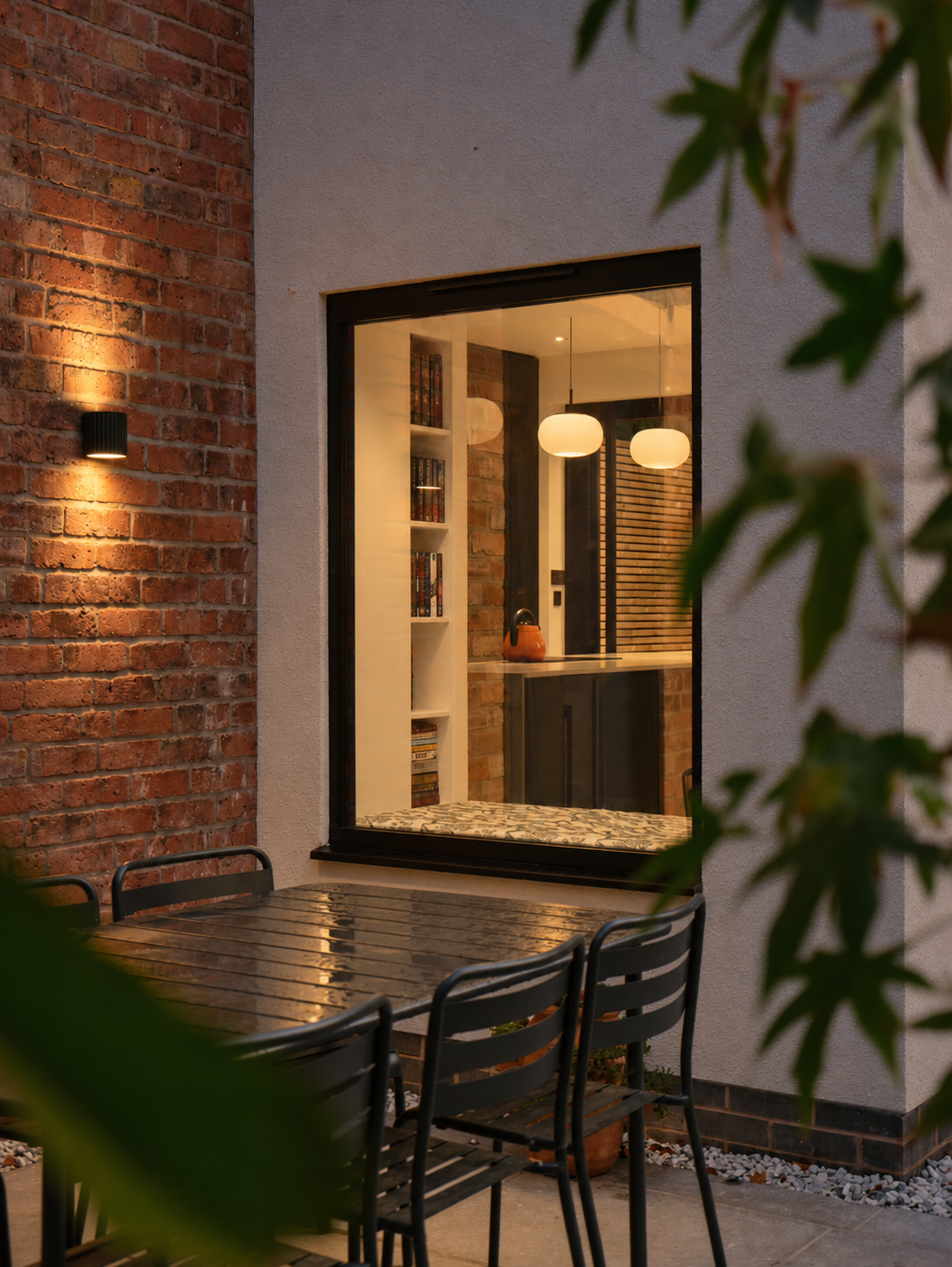 External courtyard of a residential project by Thurston King Architects