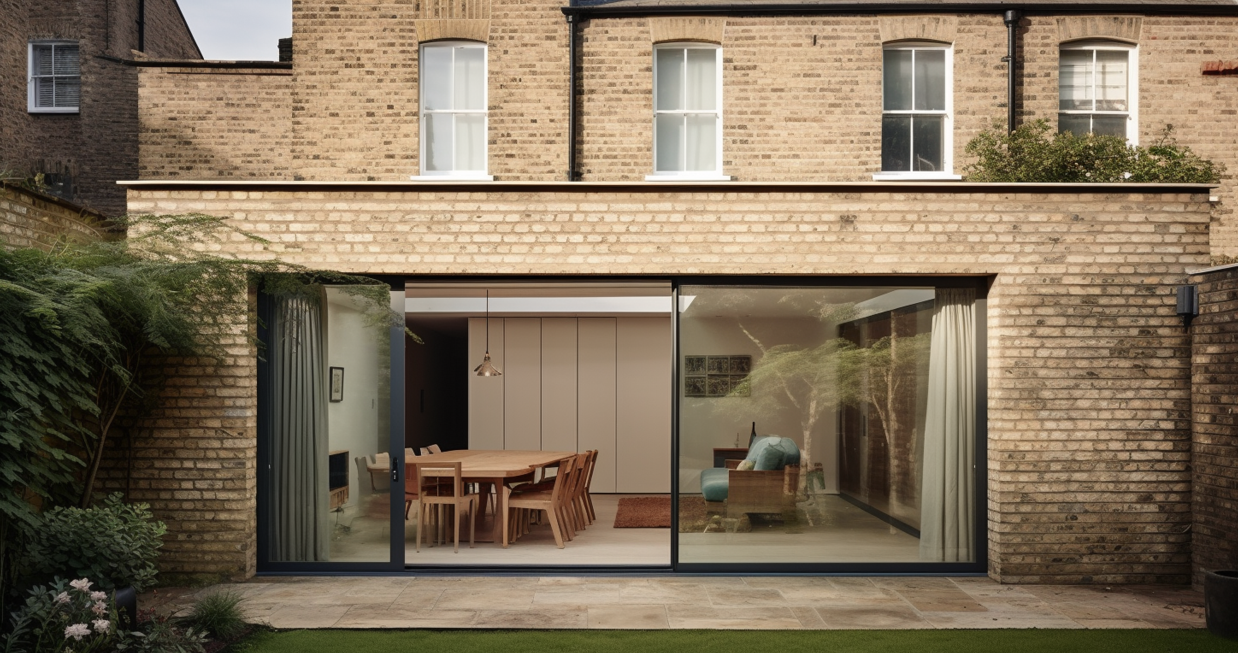 Period terraced house transformed into a contemporary family home